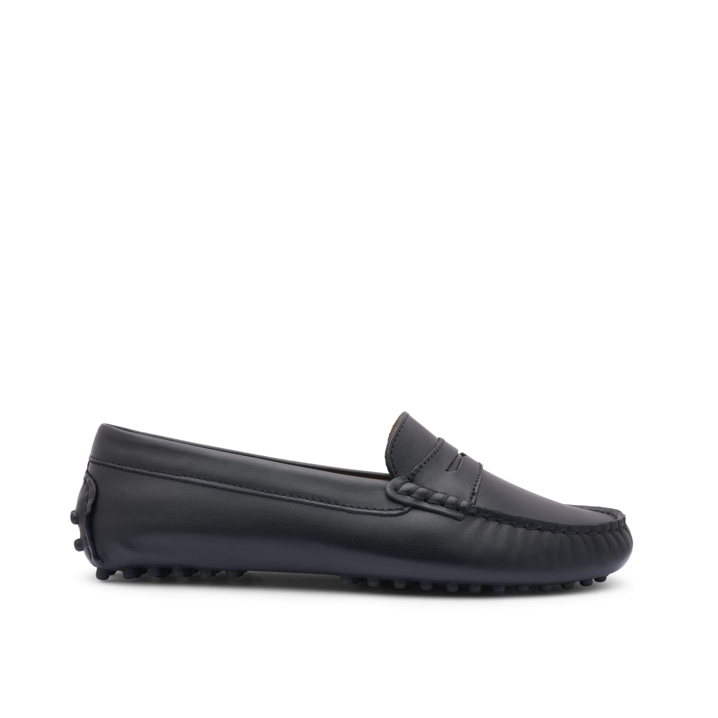 Women's Penny Driving Loafers, black leather