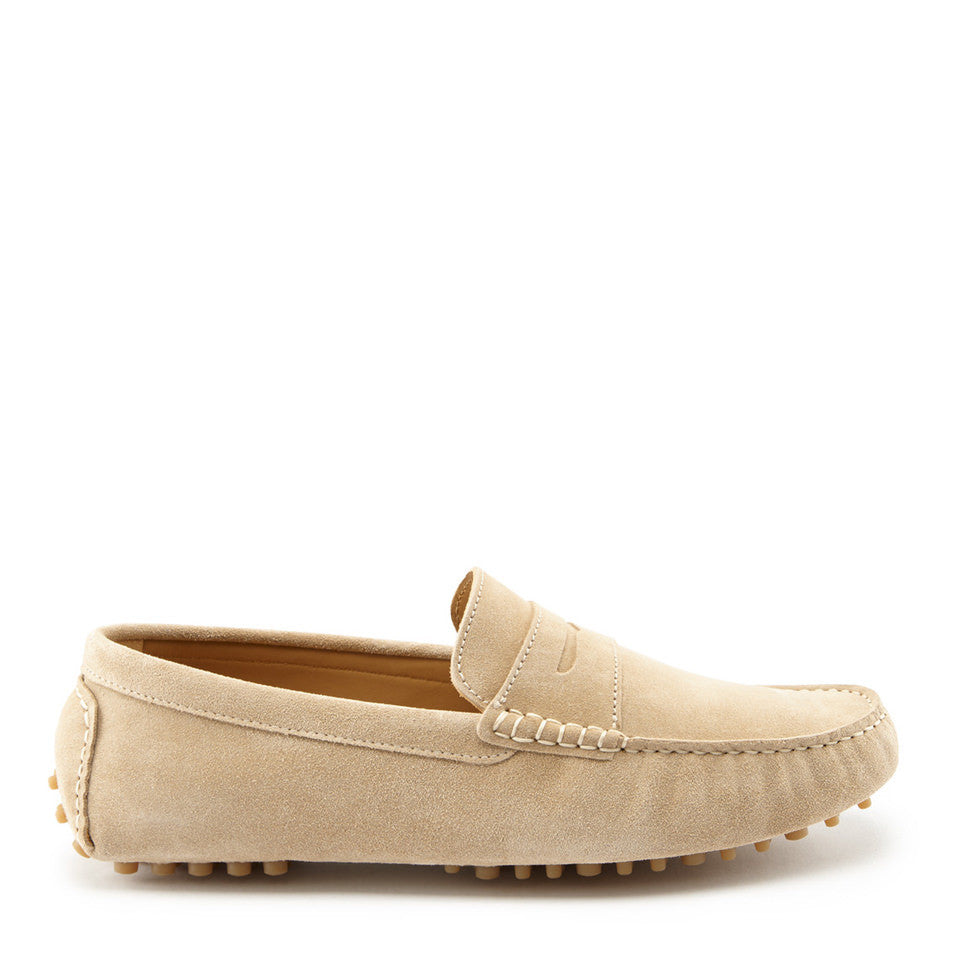 Penny Driving Loafers, taupe suede-0