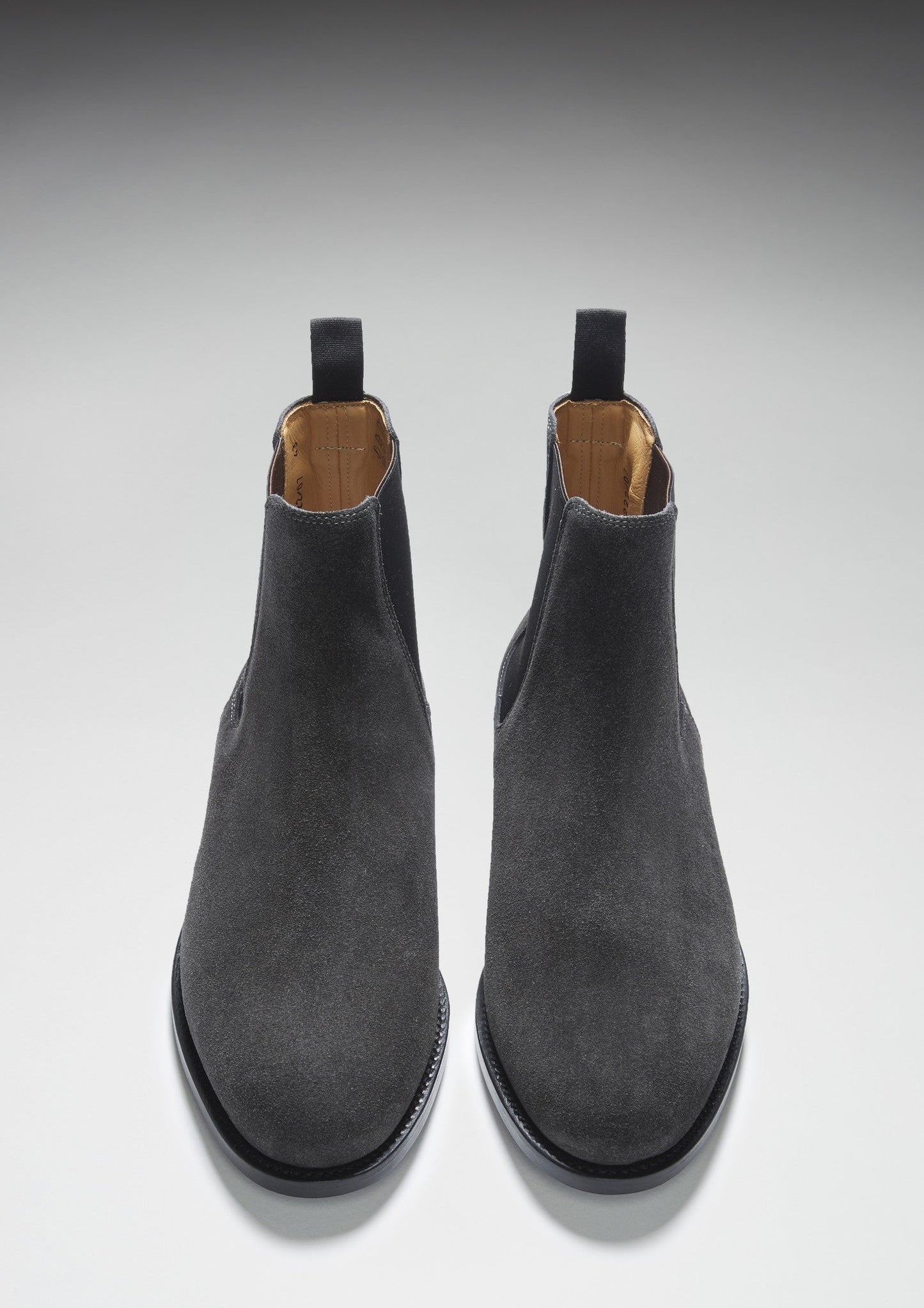 Grey Suede Chelsea Boots, Welted Leather Sole