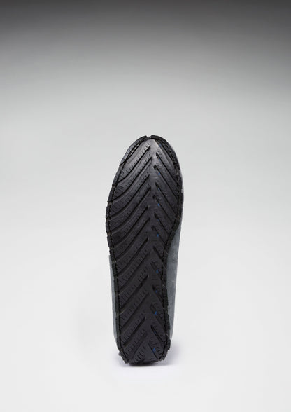 Tyre Sole Laced Driving Loafers, slate grey suede-1