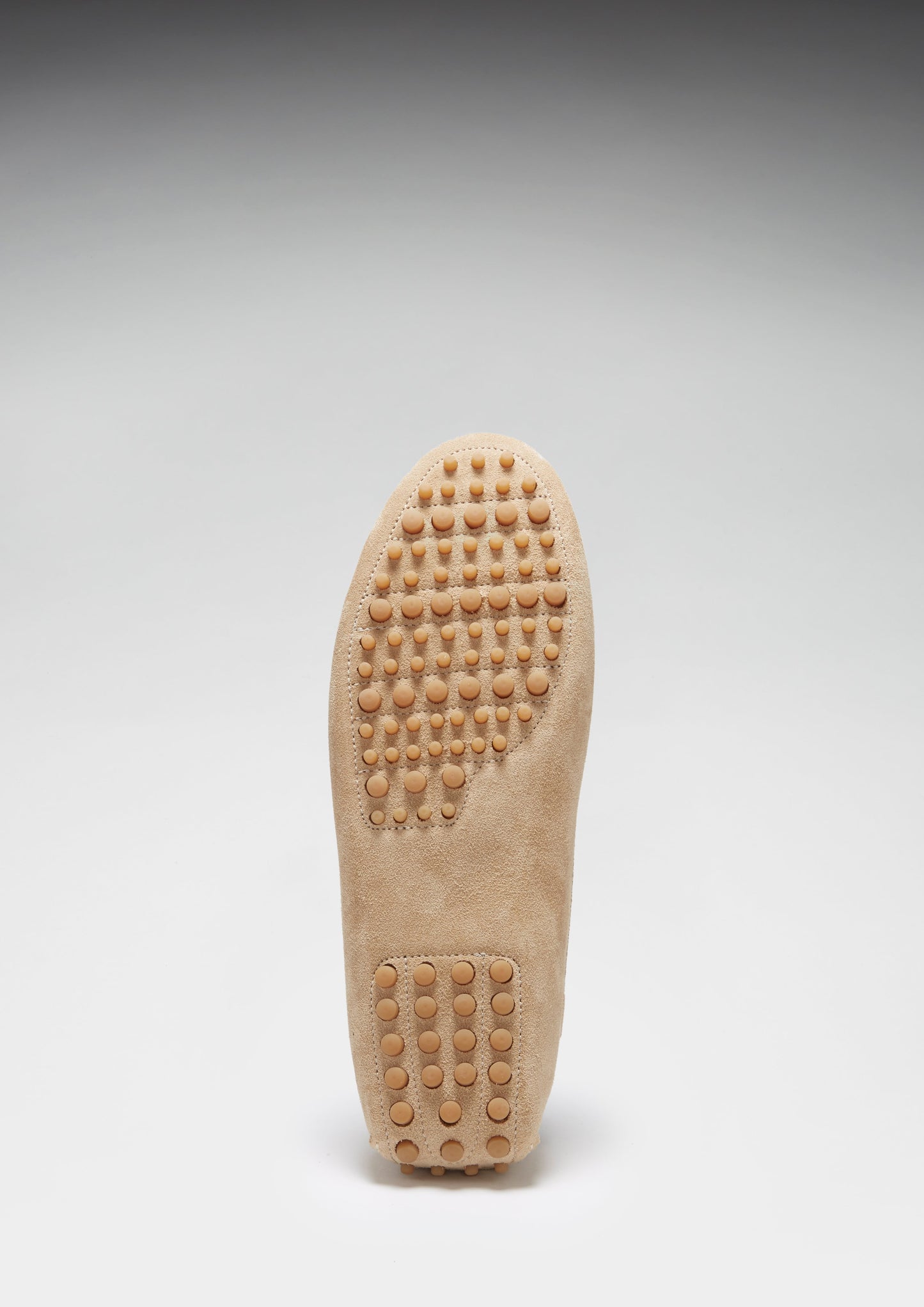 Laced Driving Loafers, taupe suede