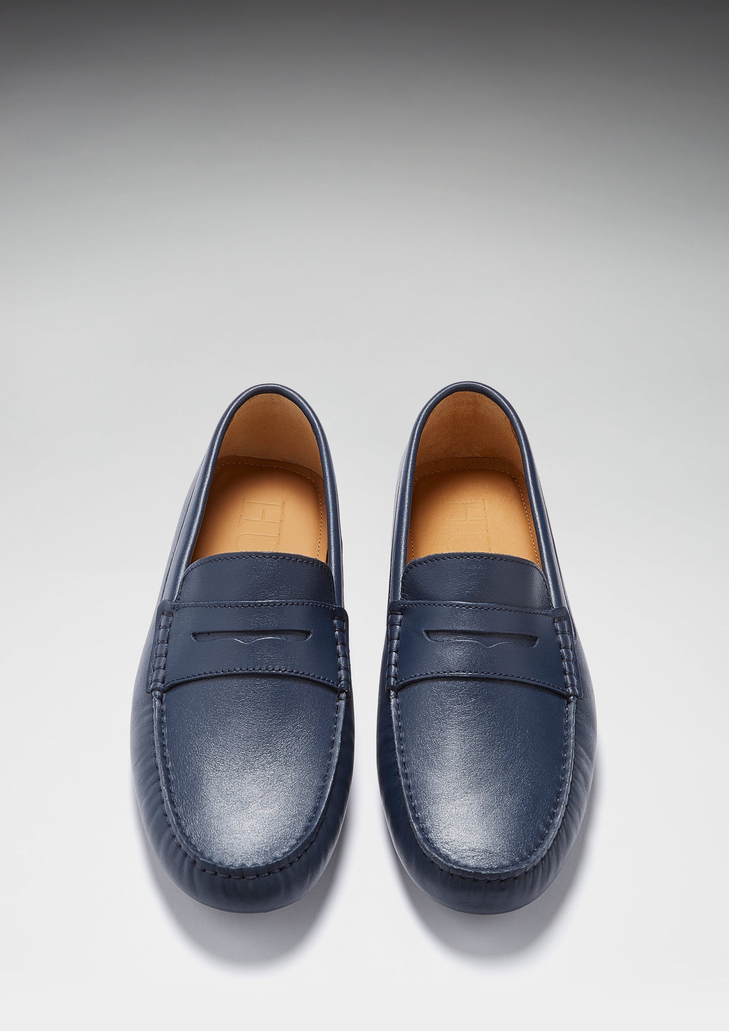 Penny Driving Loafers, french navy leather