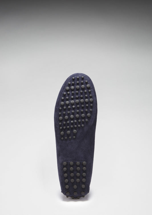 Penny Driving Loafers, navy blue suede