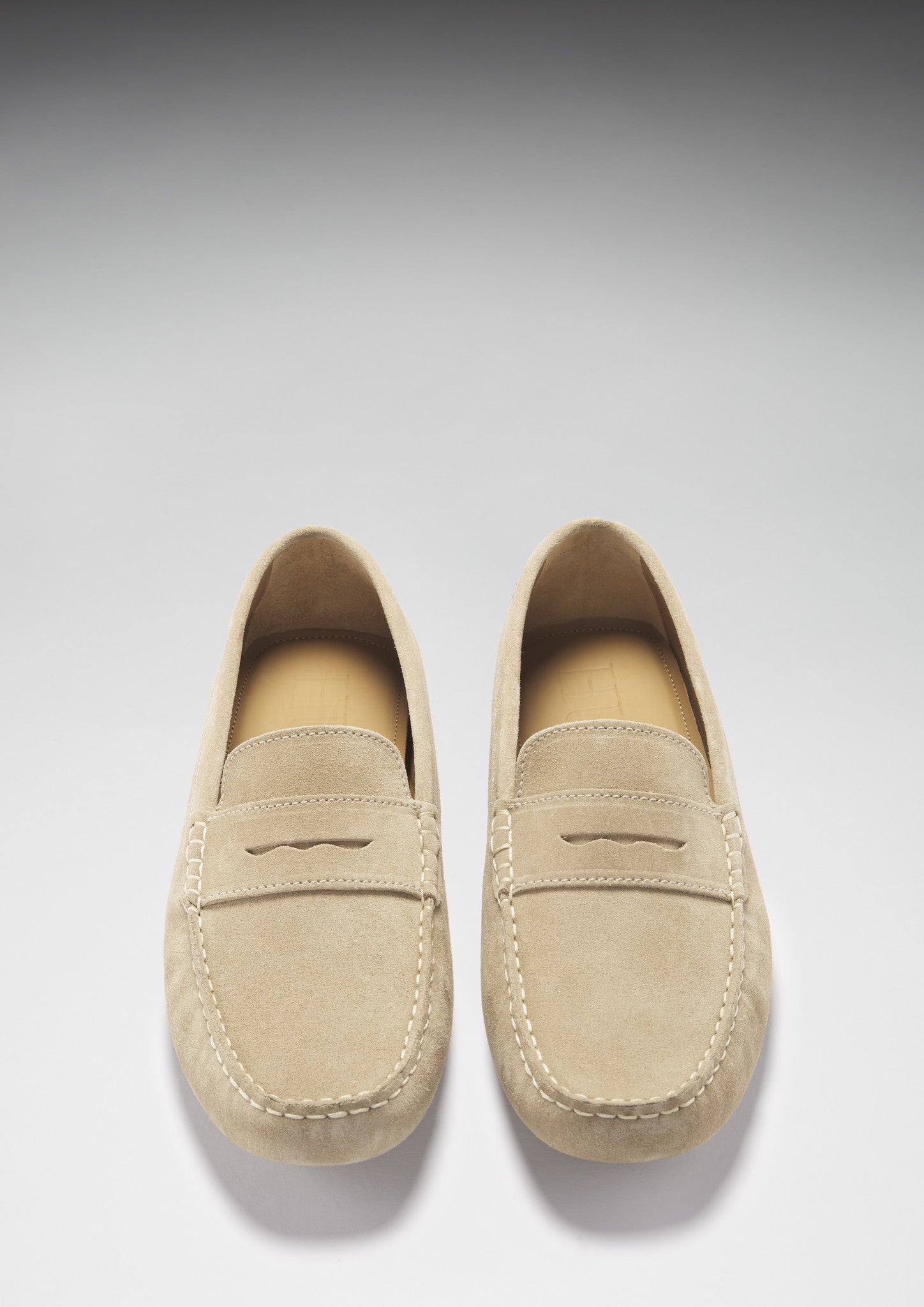 Penny Driving Loafers, taupe suede-2