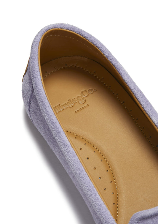 Women's Continental Espadrilles, lilac suede